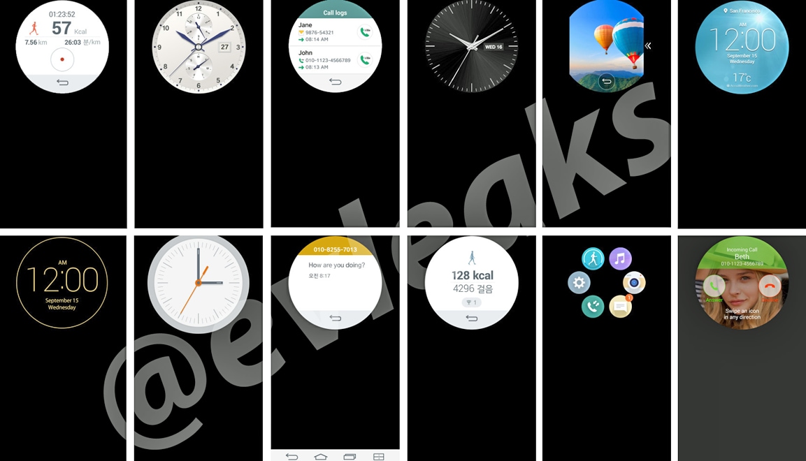 LG G3 Quick Window: interfaccia da smartwatch con la cover