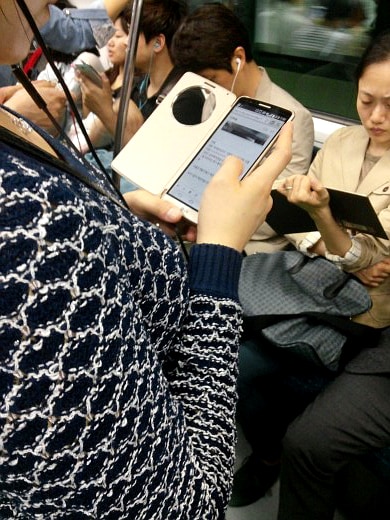LG G3 hace su primera aparición en el metro