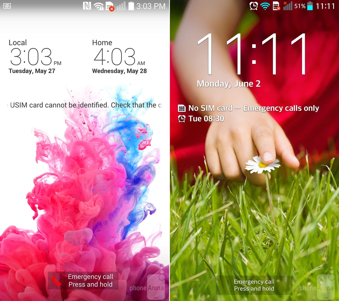 LG G3 vs.  LG G2: interfaces comparadas (foto)