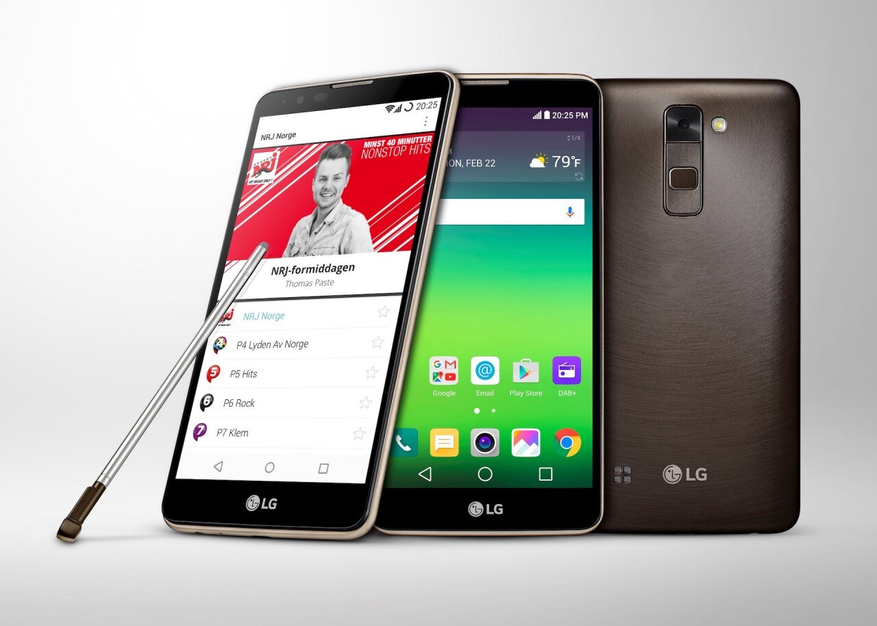 LG Stylus 2 è il primo smartphone con Digital Audio Broadcasting, in arrivo in Italia
