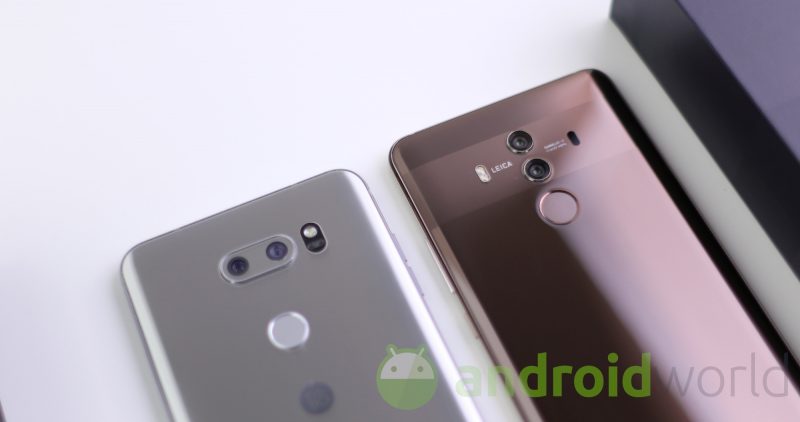 LG V30 vs Huawei Mate 10 Pro, comparación (fotos y videos)