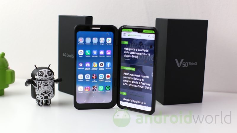 LG V50 ThinQ 5G è qui: unboxing e anteprima (foto e video)