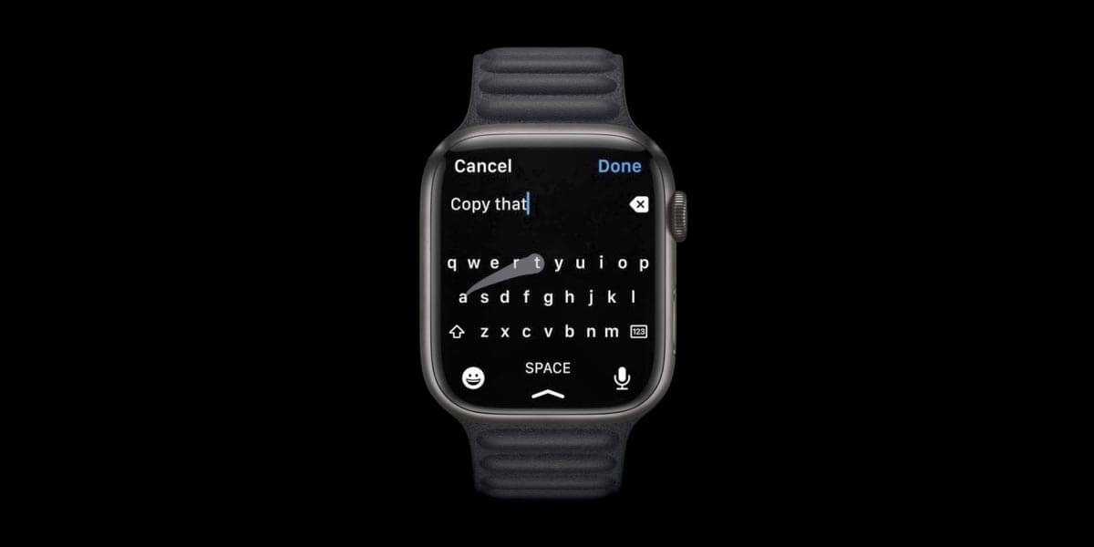Teclado de Apple Watch