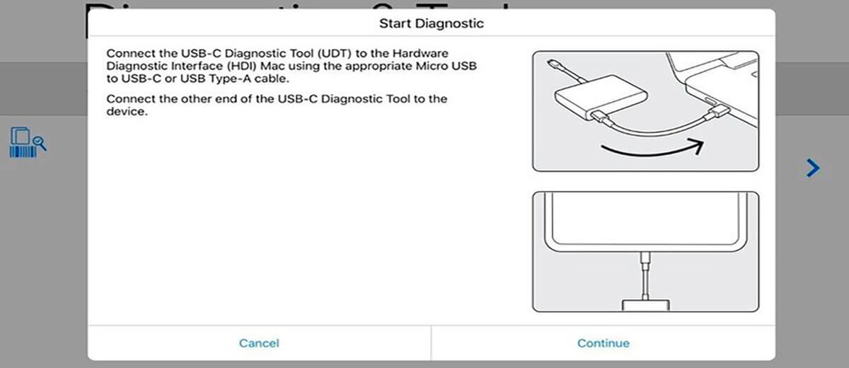 Nueva herramienta de diagnóstico USD-C de Apple