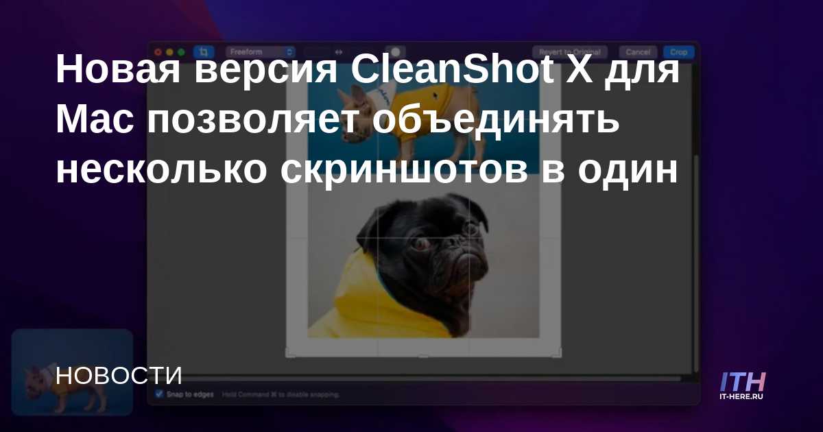 La nueva versión de CleanShot X para Mac le permite combinar múltiples capturas de pantalla en una