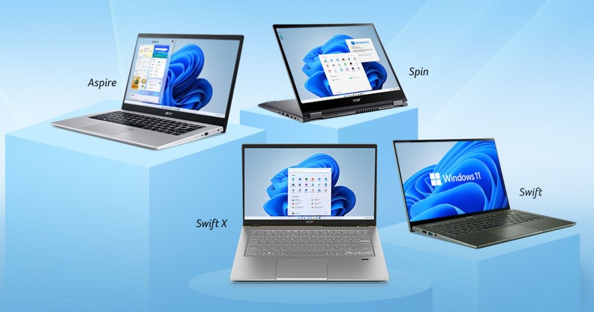 Las líneas de portátiles Acer Aspire, Spin y Swift se lanzaron con Windows 11 preinstalado: precios, especificaciones