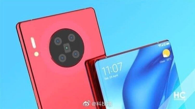 Los chinos mostraron el concepto de Huawei Mate 40. Un teléfono así querrá muchos