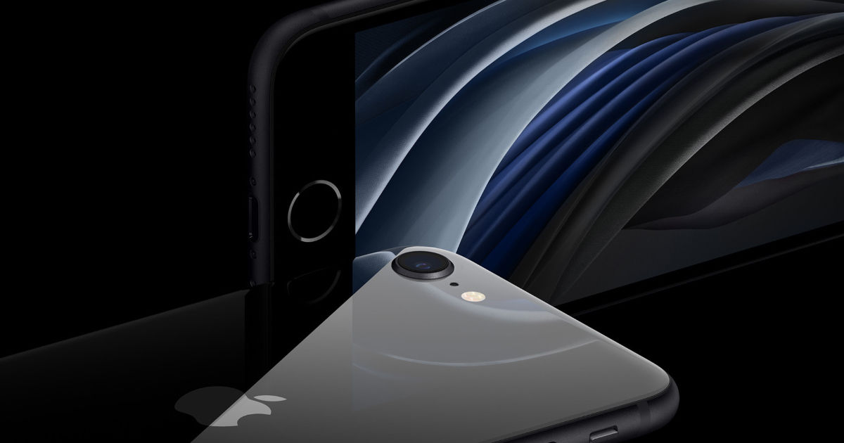 iPhone SE 3 con Apple A14 Bionic SoC inclinado para lanzar …