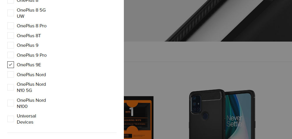 Listado de OnePlus 9E