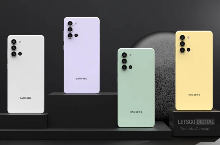 Los renders del económico Samsung Galaxy A22 son prometedores (fotos y videos)