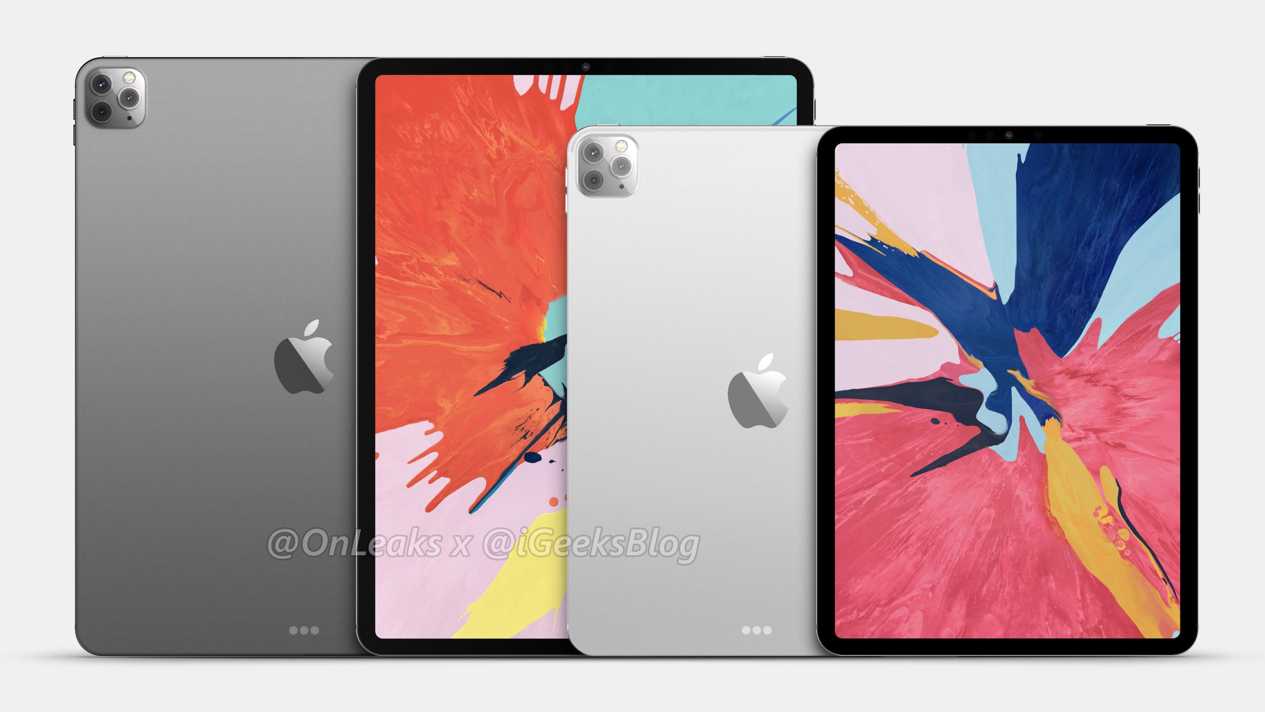 Los renders exclusivos de iPad Pro 2020 aparecieron en línea