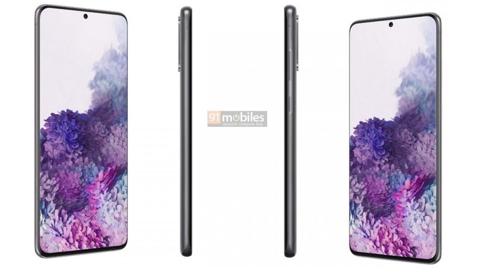 Los renders oficiales revelaron el diseño del trío insignia Samsung Galaxy S20