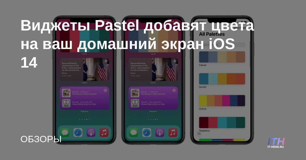 Los widgets pastel agregan colores a la pantalla de inicio de iOS 14