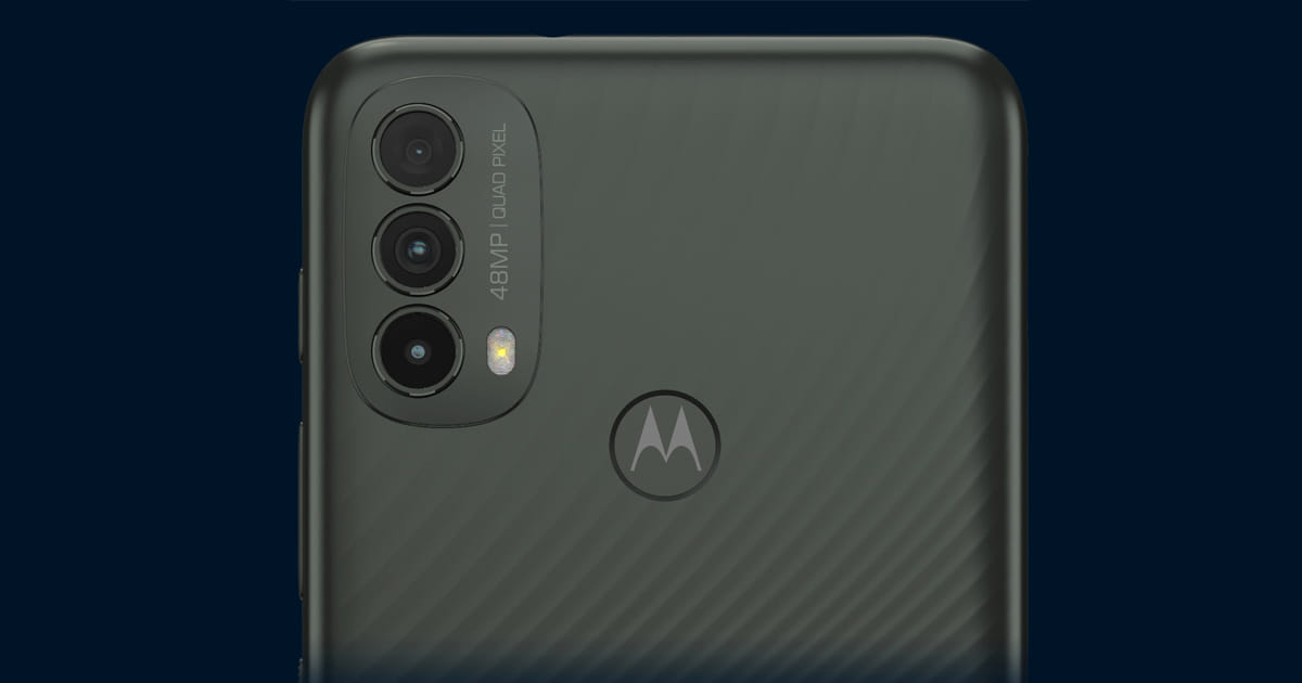 The new Moto E40 renders by Evan Blass confirm the triple camera setup with 48-megapixel primary camera