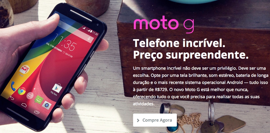 Moto G (2014) LTE avvistato in Brasile, anche con batteria e memoria interna maggiorate