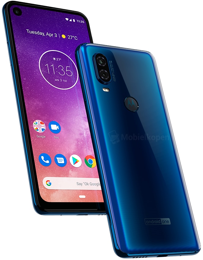 Motorola One Vision viste un elegante azul y nos cuenta algo sobre su cámara trasera (foto)