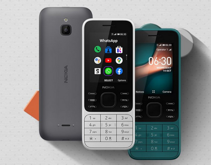 Nokia 8000 4G en 6300 4G nieuwe budgetsmartphones met knoppen worden