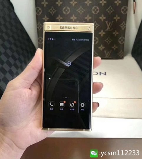 Oficial Samsung W2018: el teléfono plegable que quizás anticipa al Galaxy S9 (foto)