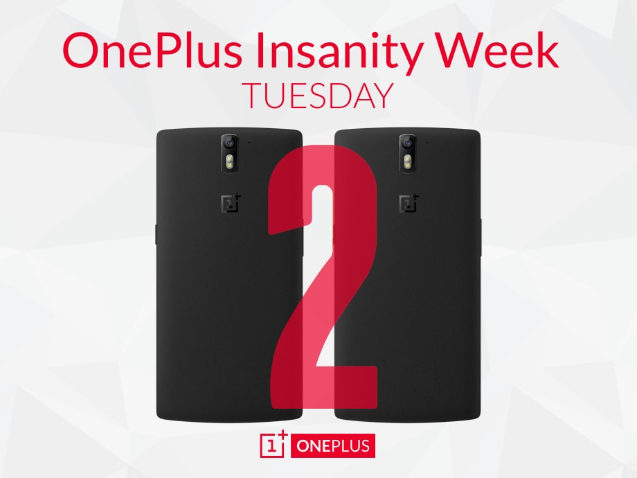 OnePlus Insanity Week giorno 2: in palio oggi due OnePlus One