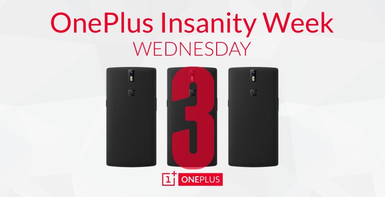 OnePlus Insanity Week giorno 3: oggi in regalo tre OnePlus One nuovi di zecca