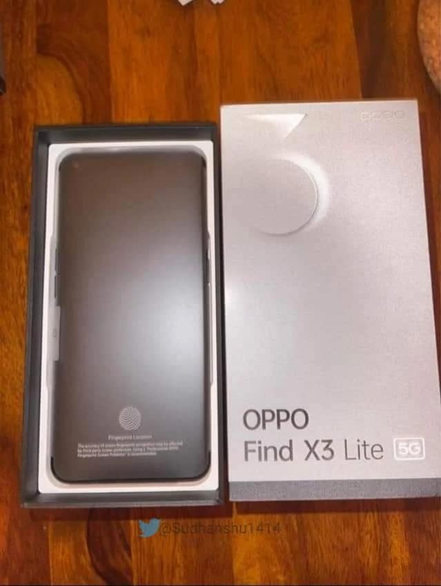 Oppo Find X3 Lite se muestra junto con su empaque: es el gemelo del Reno5 5G (foto)