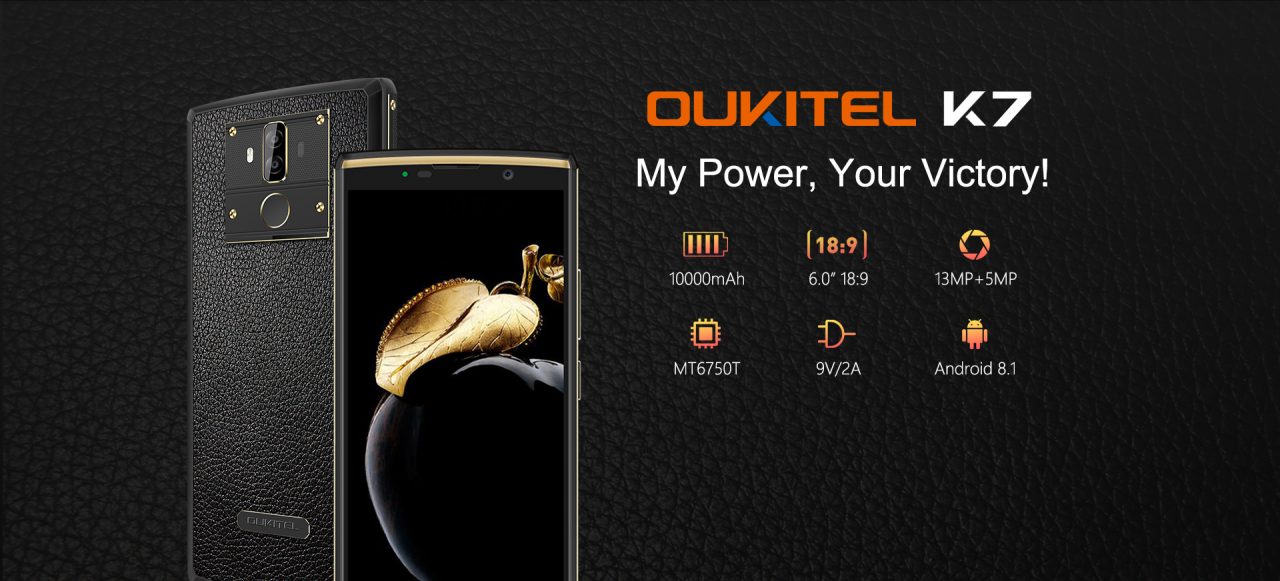 Oukitel K7 ufficiale: 10.000 mAh di batteria protetti da uno strato in vera pelle (foto e video)