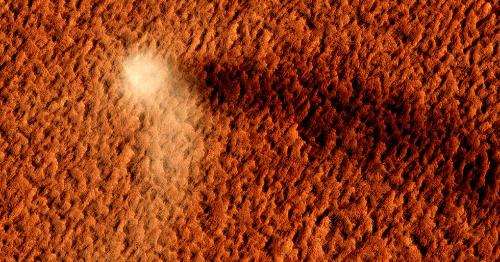 Perseverance rover encontró un diablo de polvo en Marte