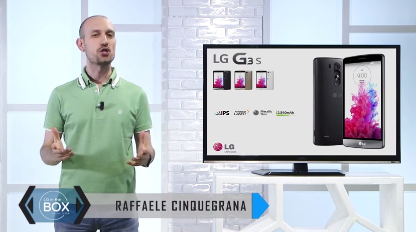 Raffaele Cinquegrana presenta il nuovo LG G3 s (video)