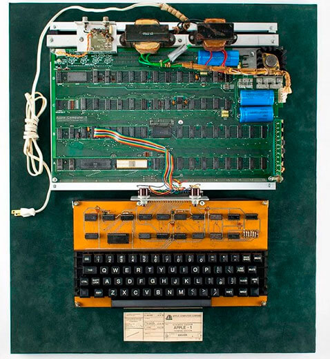 Zeldzame Apple-1 computer verkocht op een veiling