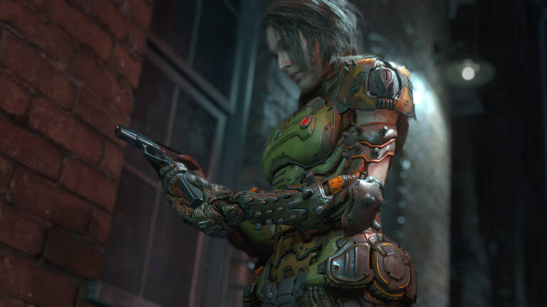 Resident Evil 3, Jill se convierte en Doom Slayer gracias a un mod