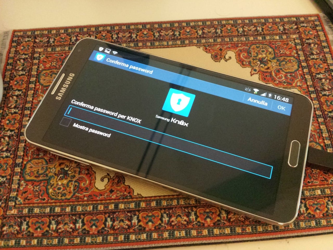 Samsung Galaxy Note 3: Focus Knox, seguridad y cifrado de datos (video)