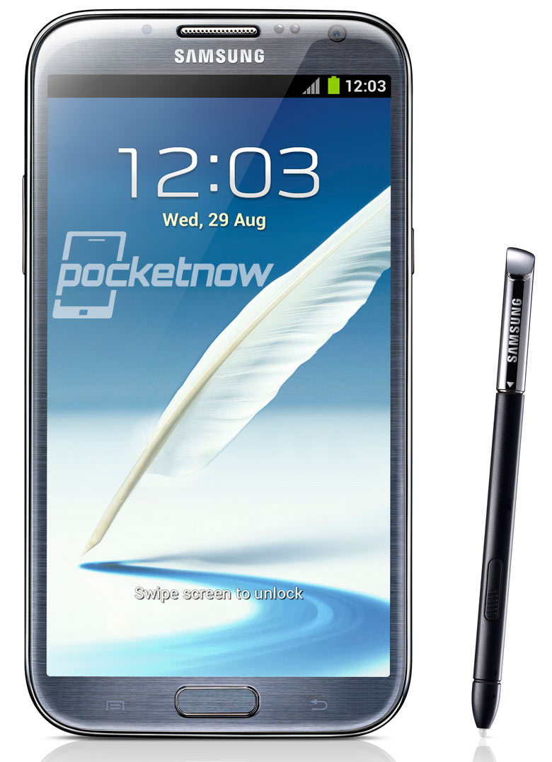 Samsung Galaxy Note II: cuatro núcleos, 5.5 ” Super AMOLED HD, con Jelly Bean
