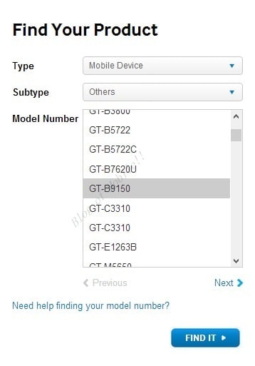 Samsung Galaxy Q (GT-B9150) appare nel sito di supporto uffciale Samsung