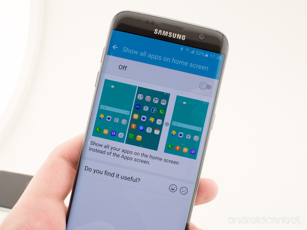 Samsung Galaxy S7 te permite experimentar la vida sin un cajón de aplicaciones