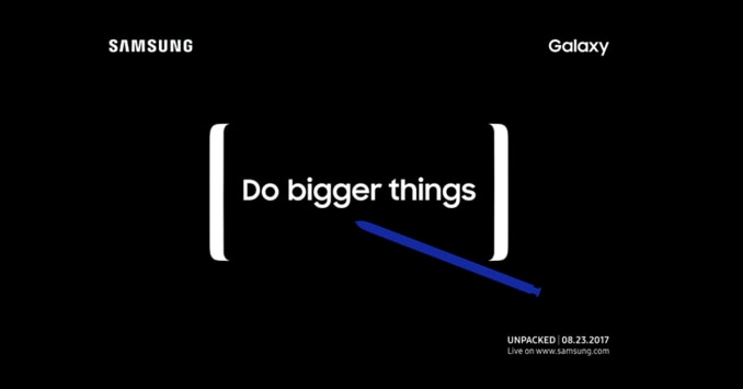 Samsung lancia il video teaser di Galaxy Note 8: parola d'ordine &quot;bigger&quot; (video)