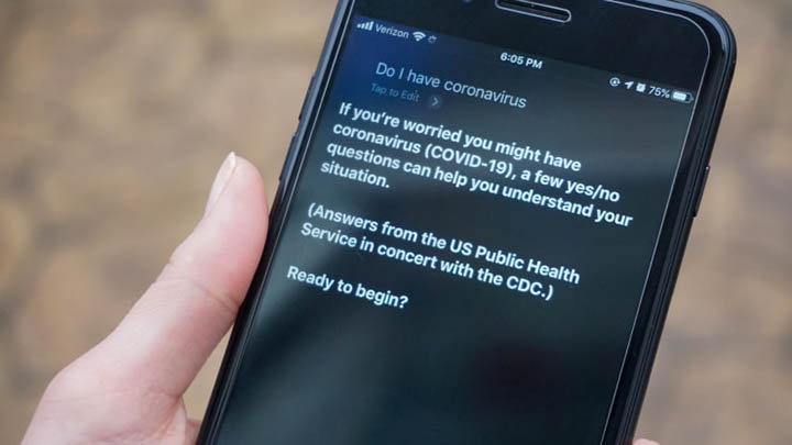 Siri en iPhone entrenado para detectar coronavirus