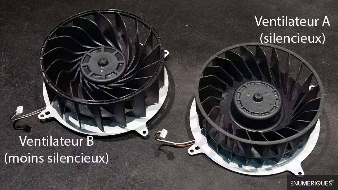 Diseños de ventiladores de Sony PS5