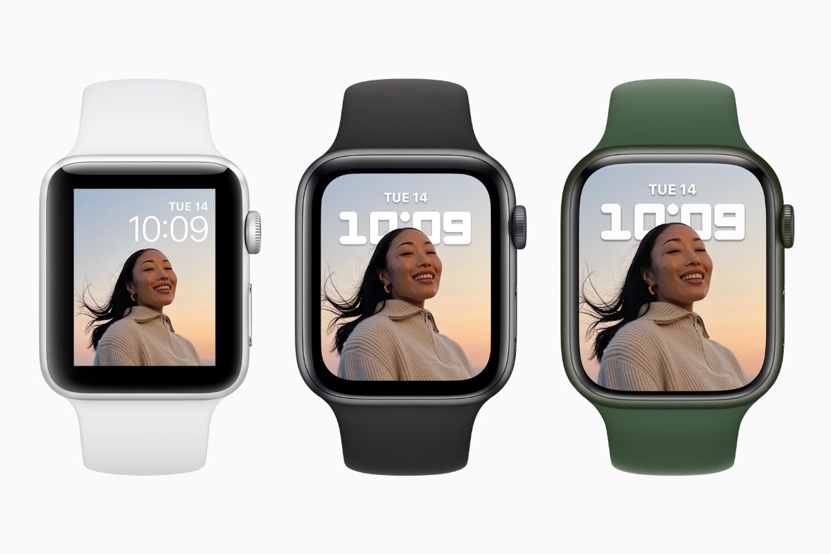 Apple Watch Series 7 Maatvergelijking