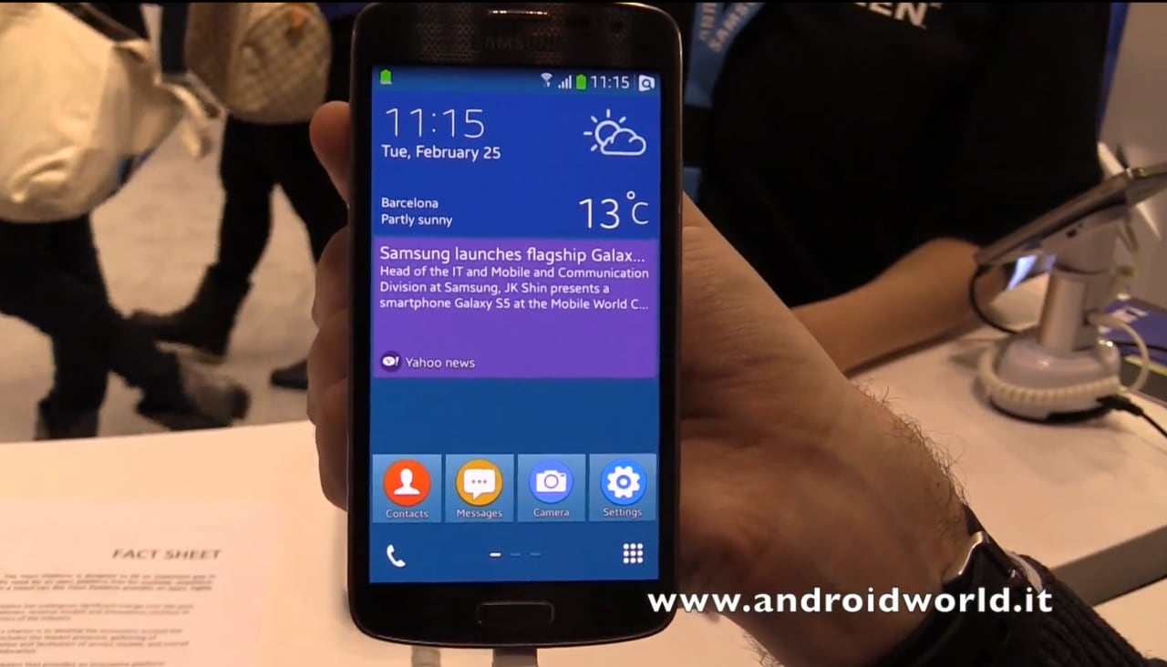 Tizen en un prototipo de Samsung, nuestra prueba MWC 2014 (video)