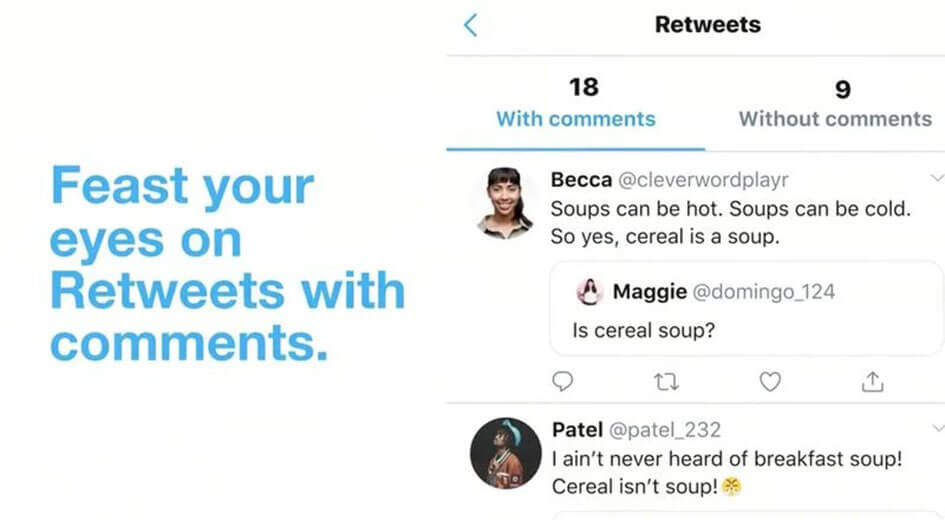 Twitter facilitó la visualización de tweets citados en la aplicación de iOS