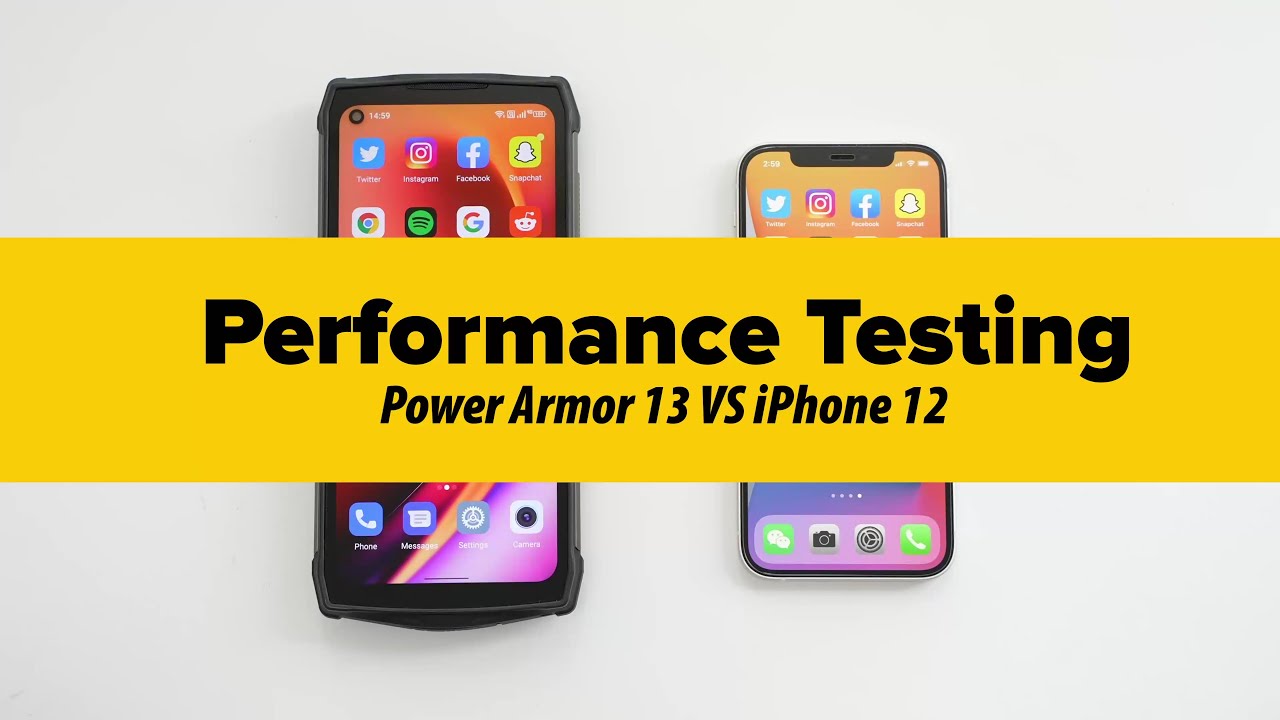 Ulefone Power Armor 13 en comparación con el iPhone 12, entonces, ¿cómo?