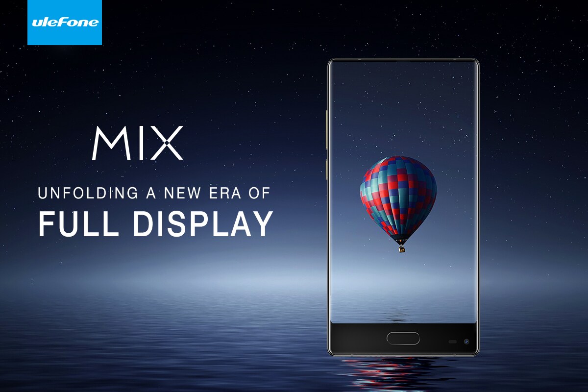 Ulefone listo para lanzar MIX, smartphone de gama media-alta, sin marcos