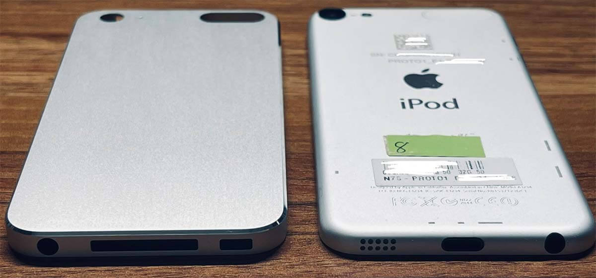 Fotos de un prototipo inusual de iPod touch 5 aparecieron en la red  