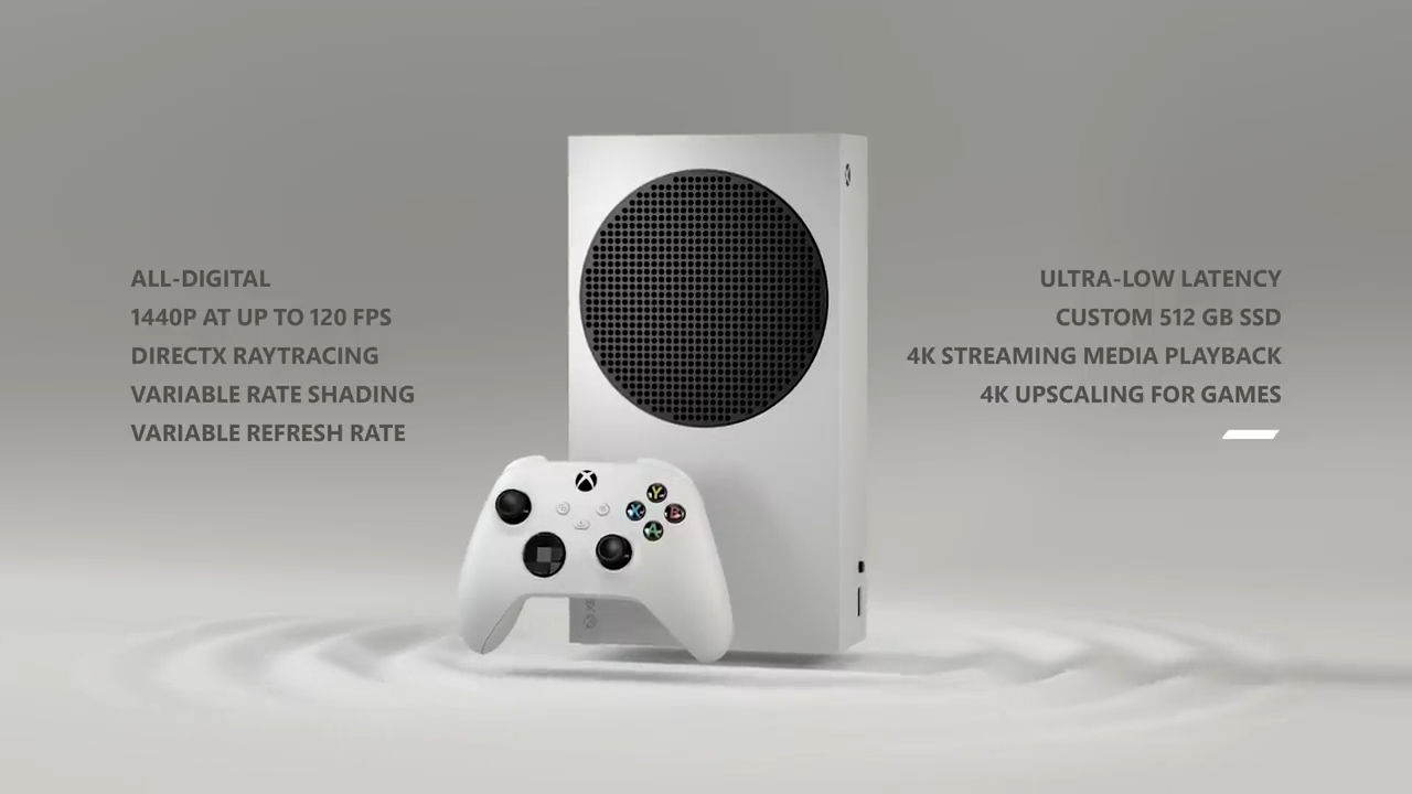 Specificatieblad Xbox Series S