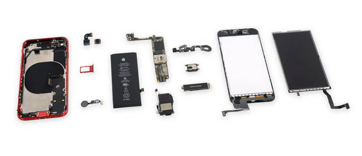iPhone SE gedemonteerd en overtuigd van het gemak van reparatie