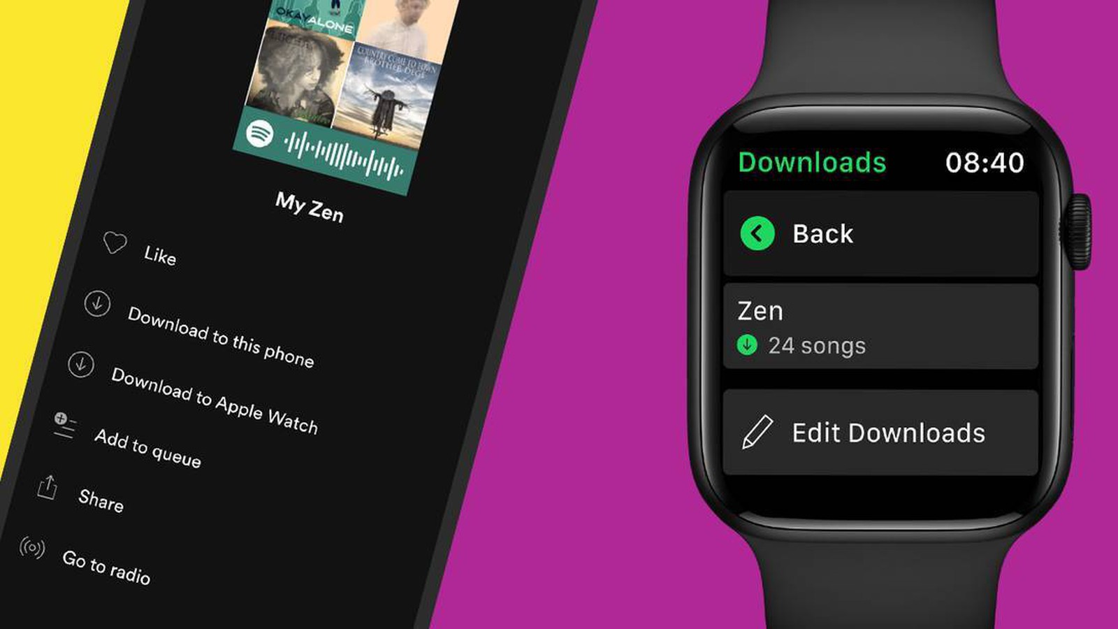 La reproducción sin conexión de Spotify para Apple Watch finalmente se implementa para todos