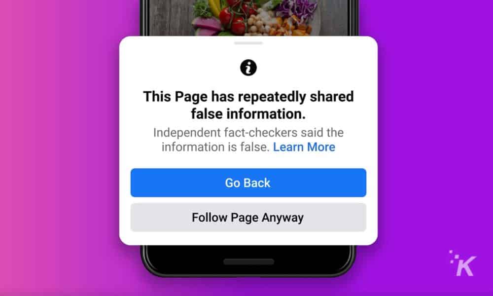 Facebook ahora te permitirá saber si una página comparte constantemente noticias falsas.