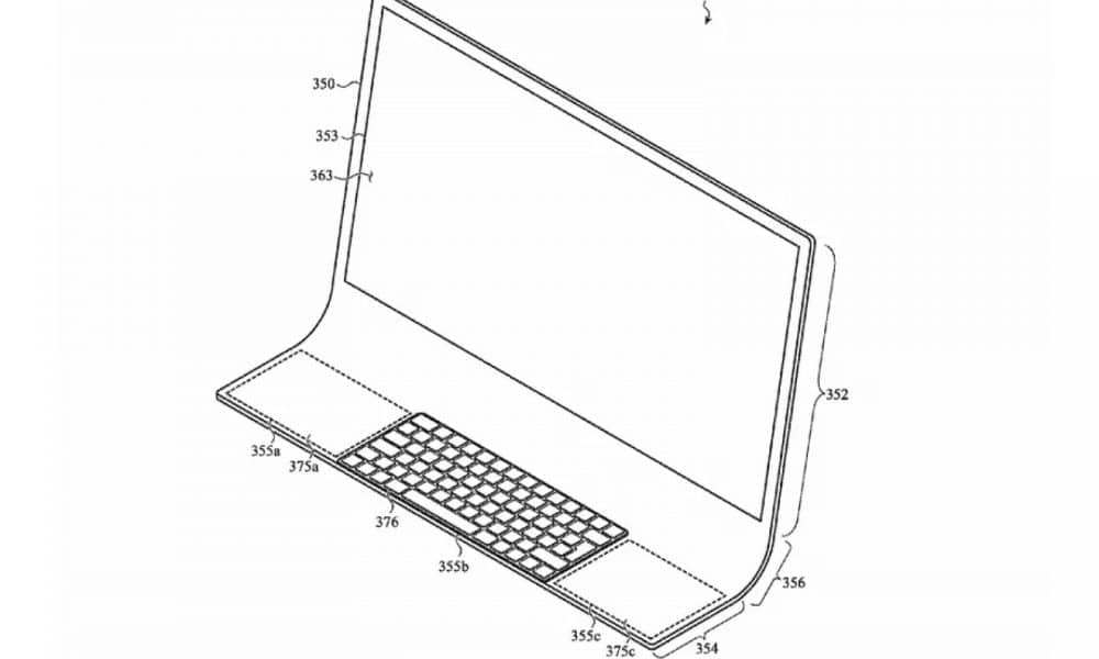 La última patente de Apple transforma el iMac en una hoja de vidrio curva
