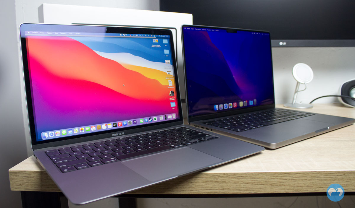 Comparación de la reproducción en MacBook Air M1 y MacBook Pro M1 Pro
