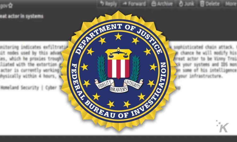 El sistema de correo electrónico del FBI envió un montón de advertencias de ciberseguridad falsas después de haber sido pirateado.